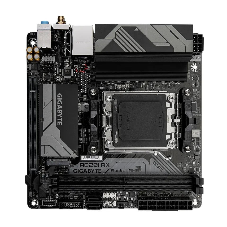 Gigabyte MB Sc AM5 A620I AX, AMD A620, 2xDDR5, 1xDP, 1xHDMI