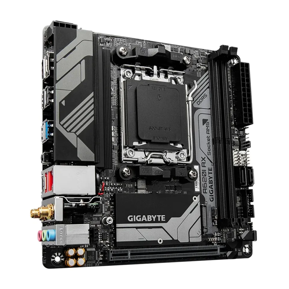 Gigabyte MB Sc AM5 A620I AX, AMD A620, 2xDDR5, 1xDP, 1xHDMI