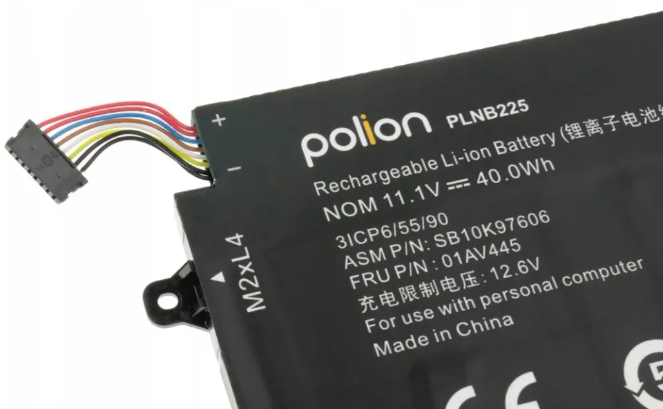 TRX Baterie Polion 01AV445 pro notebooky LENOVO E480 E490 E580 E585 E590 R480 R490 3600mAh/ neoriginální