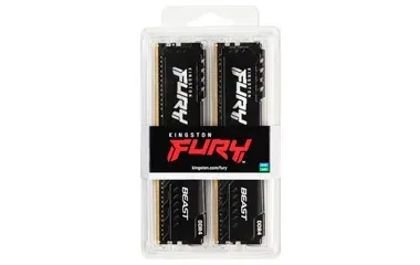 KINGSTON 64GB 3200MT/s DDR4 CL16 DIMM (Kit of 2) FURY Beast Black