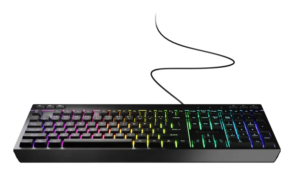 Herní klávesnice Genesis RHOD 530/RGB/Drátové USB-A/US/Černá