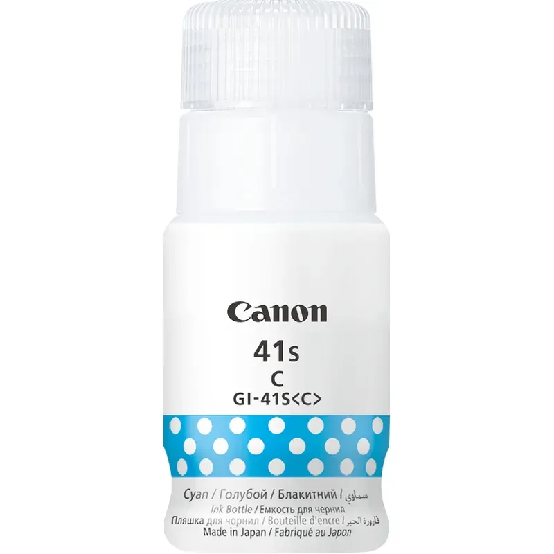 Canon Cartridge GI-41S C azurová pro PIXMA G3420/G3430/G3460/G3470/G3480/G4470 (4 400 str.)