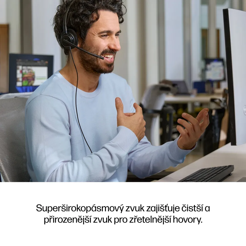 HP Poly Mission 420 Stereo USB Wired Headset WW