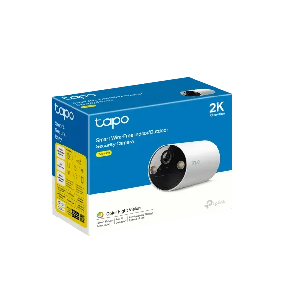 TP-Link Tapo C410 - Venkovní IP kamera na baterii, WiFi, 3MP (2304 × 1296 px) 12