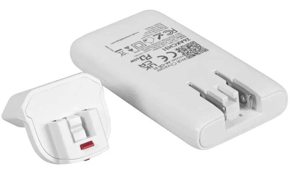 TRX USB Nabíječka AK-CH-31 USB-A + USB-C PD 5-20V / max. 3.25A 65W Quick Charge 4+ GaN