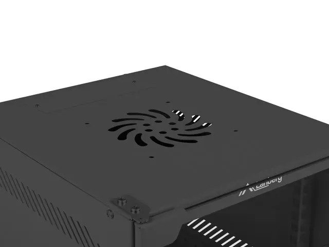 LANBERG RACKOVÁ SKŘÍŇ 10" NÁSTĚNNÁ 12U/280X310 (FLAT PACK) S PROSKLENÝMI DVEŘMI ČERNÁ