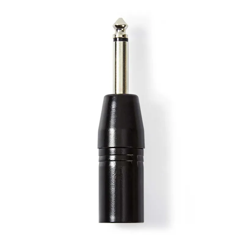 Nedis COTP15942BK - XLR Monofonní Adaptér | XLR 3pinová Zástrčka – 6,35mm Zástrč