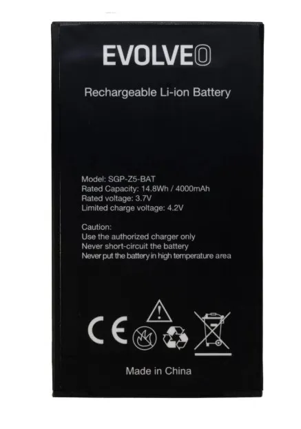 EVOLVEO orig. baterie 4000 mAh pro StrongPhone Z5,Z6