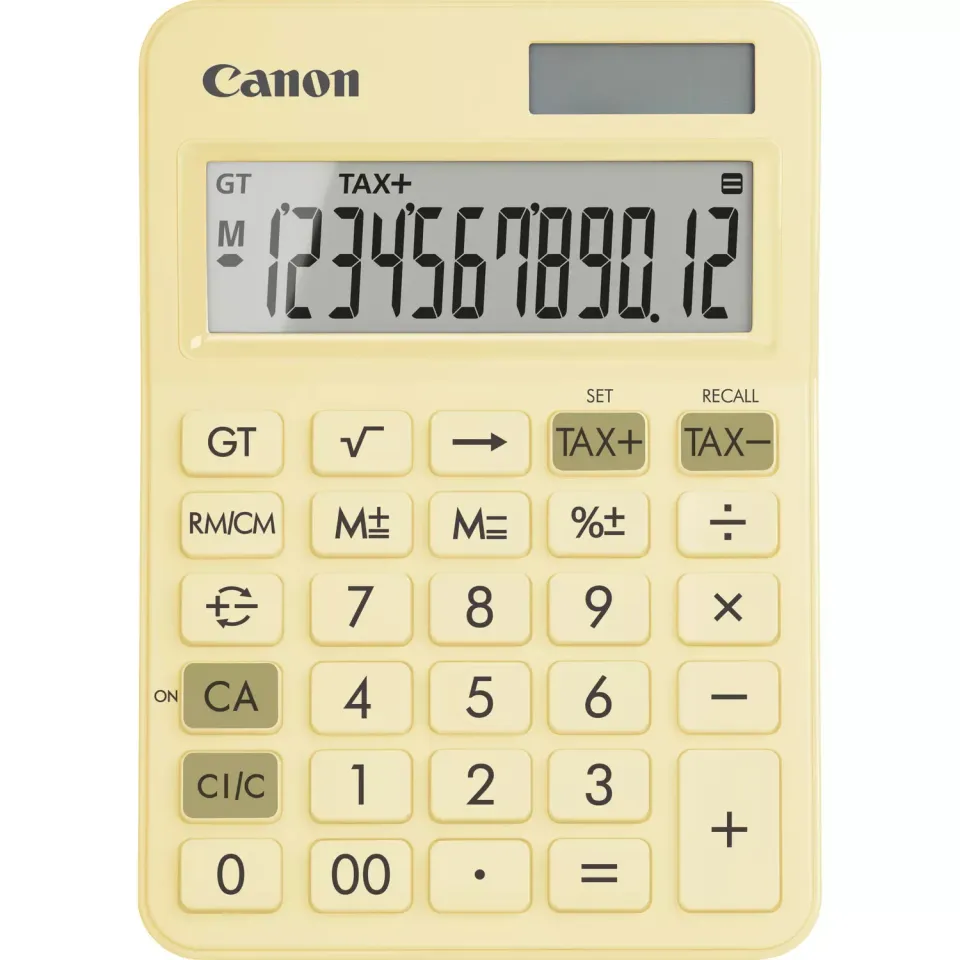 Canon Kalkulacka LS-125KB PYL - Pastelově žlutá