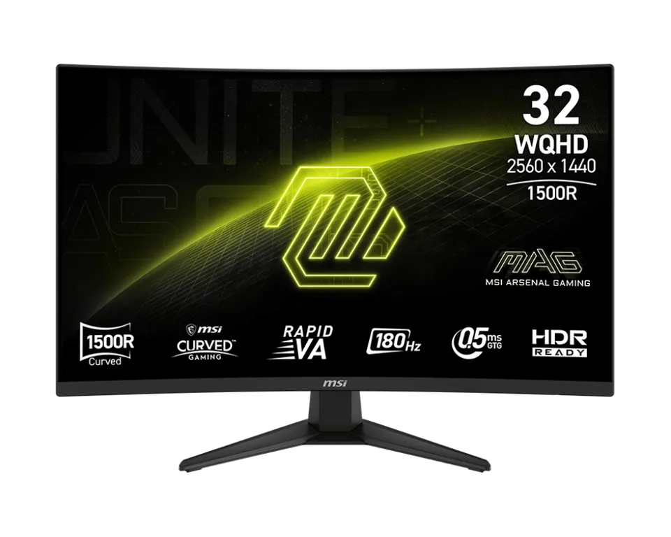 MSI MAG 321CQF E18 Gaming monitor 31,5" Rapid VA zakřivený /2560 x 1440/180Hz/0,