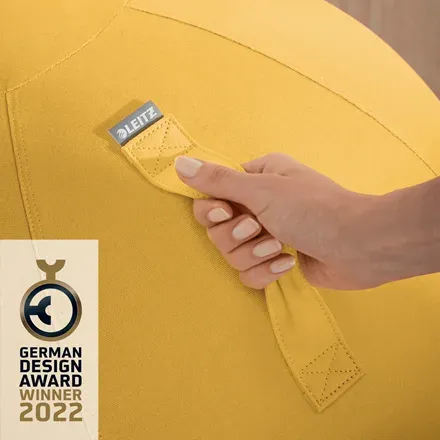 LEITZ Ergonomický sedací míč ERGO Cosy, teplá žlutá