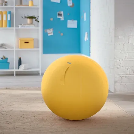 LEITZ Ergonomický sedací míč ERGO Cosy, teplá žlutá