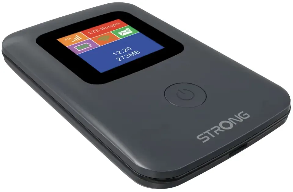 STRONG 4G MIFI 150CD/ Wi-Fi standard 802.11 b/g/n/ 150 Mbit/s/ 2,4GHz/ 1x SIM slot/ 1x microUSB/ 1x micro SD/ USB-C