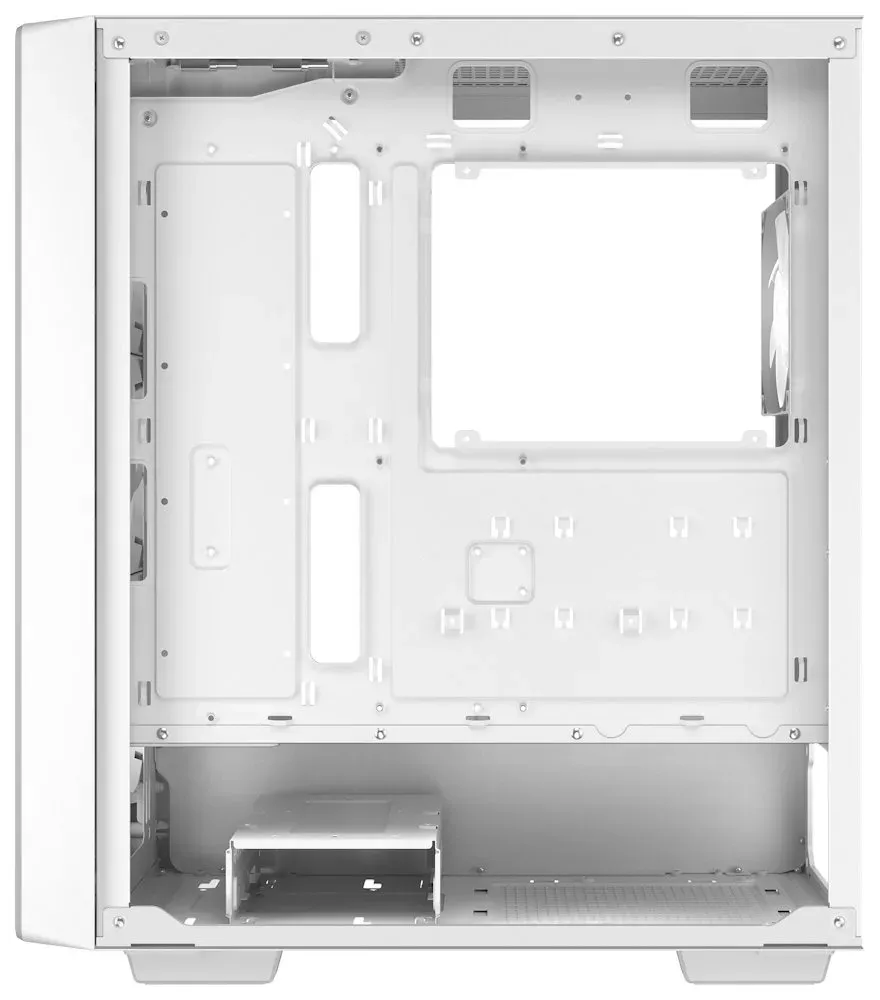 DEEPCOOL skříň CC560 MESH V2 / ATX / 4x120 mm fan ARGB / USB 3.0 / USB 2.0 / mesh panel / bílá