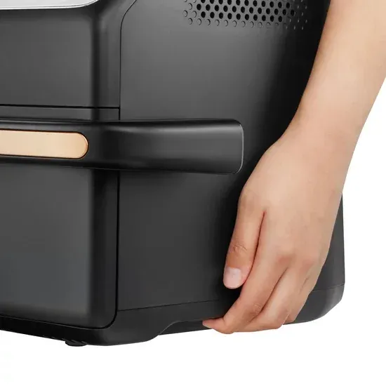 Cosori Dual Blaze Twin Fry Compact horkovzdušná fritéza 8,6 L, keramika, černá