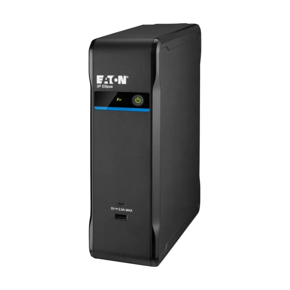 Eaton 3P Ellipse UPS USB FR, 900VA, 540W, Vstup: C14, Výstupy: (3) Typ E, (1) Pouze přepěťová ochrana Typ E, USB nabíj