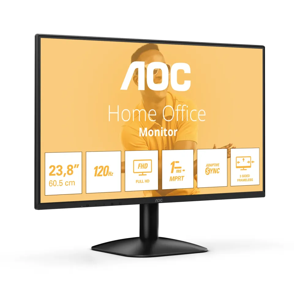 AOC LCD 24B31H 23,8" IPS/1920x1080@120Hz/1ms/300cd/VGA/HDMI/VESA