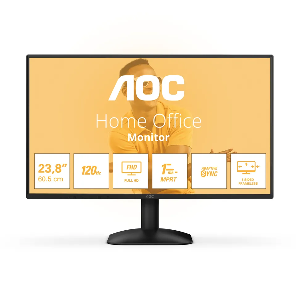 AOC LCD 24B31H 23,8" IPS/1920x1080@120Hz/1ms/300cd/VGA/HDMI/VESA