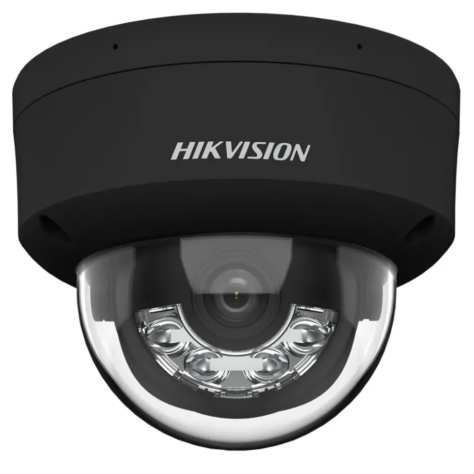 Hikvision DS-2CD2143G2-LIS2U(2.8mm)(BLACK) - 4MPix IP Dome kamera; IR 30m, Audio, Alarm, IP67, IK10