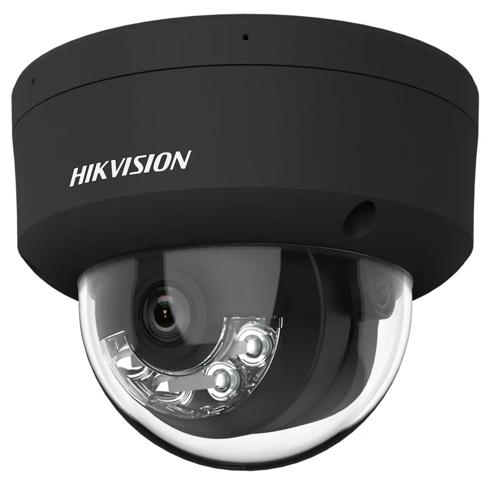 Hikvision DS-2CD2143G2-LIS2U(2.8mm)(BLACK) - 4MPix IP Dome kamera; IR 30m, Audio, Alarm, IP67, IK10