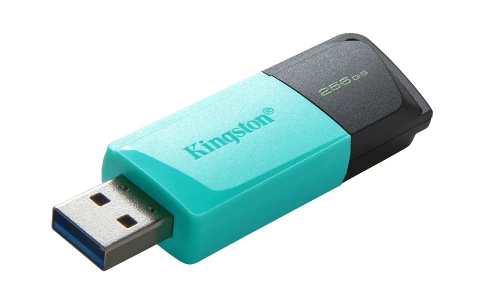 KINGSTON 256GB DataTraveler Exodia M 256 GB USB 3.2 1. generace (černá + tyrkyso