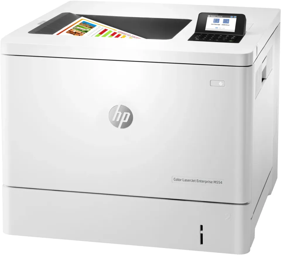 HP Color LaserJet Enterprise M554dn – barevná laserová tiskárna A4, 33 str./min, duplex, Gigabit Ethernet
