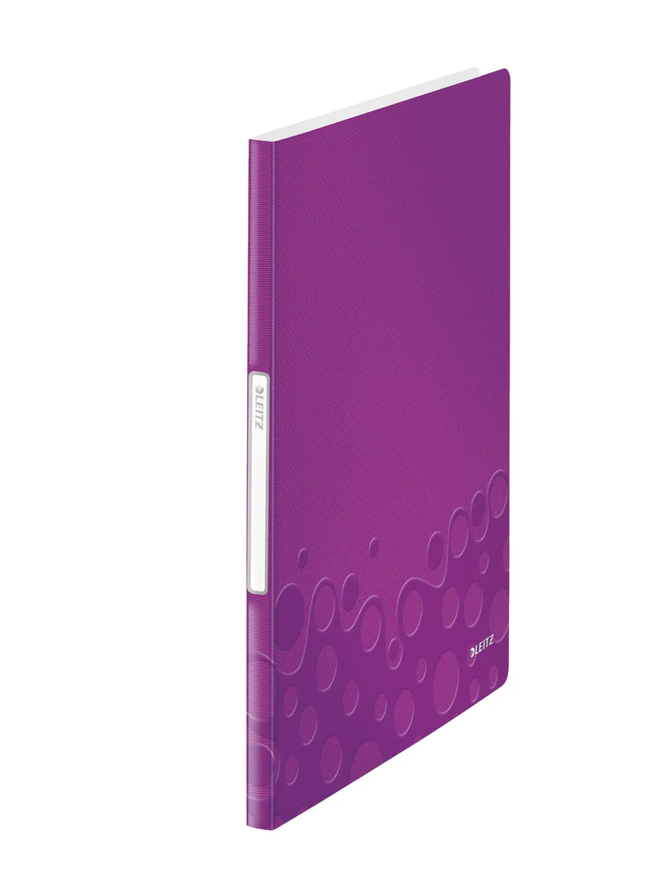 LEITZ Katalogová kniha WOW, PP, 20 kapes, purpurová