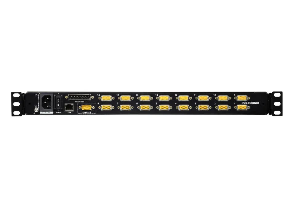 ATEN CL5716IN 16-Port PS/2-USB VGA 19" LCD KVM over IP Switch with Daisy-Chain P