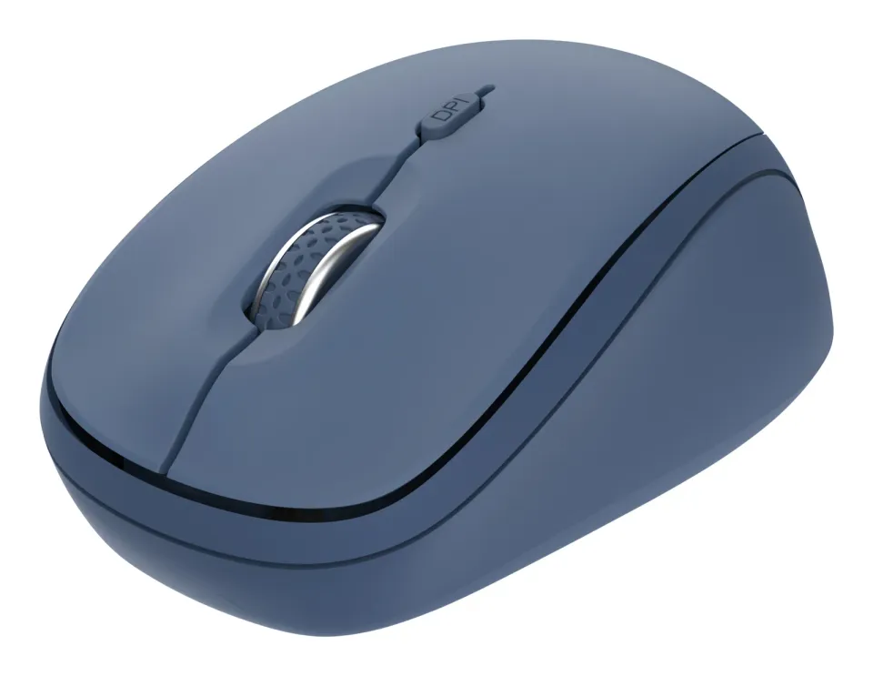 TRUST Myš YVI+, Bezdrátová, Eco, modrá - bluetooth + wifi