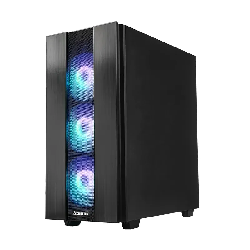 CHIEFTEC ATX GS-02B-OP / ARGB / 4x120 mm / USB 3.0 / USB-C / černý
