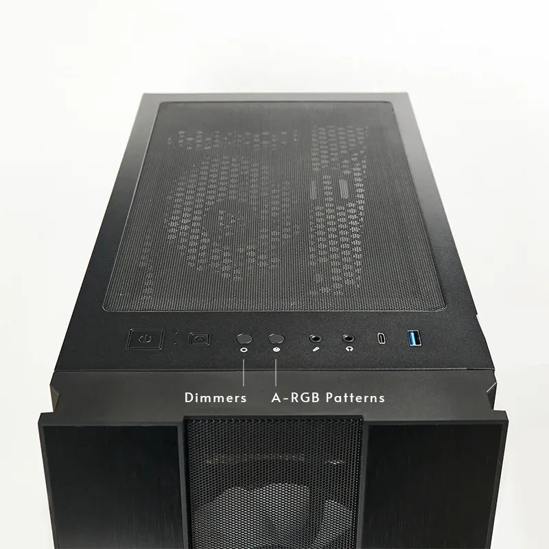 CHIEFTEC ATX GS-02B-OP / ARGB / 4x120 mm / USB 3.0 / USB-C / černý