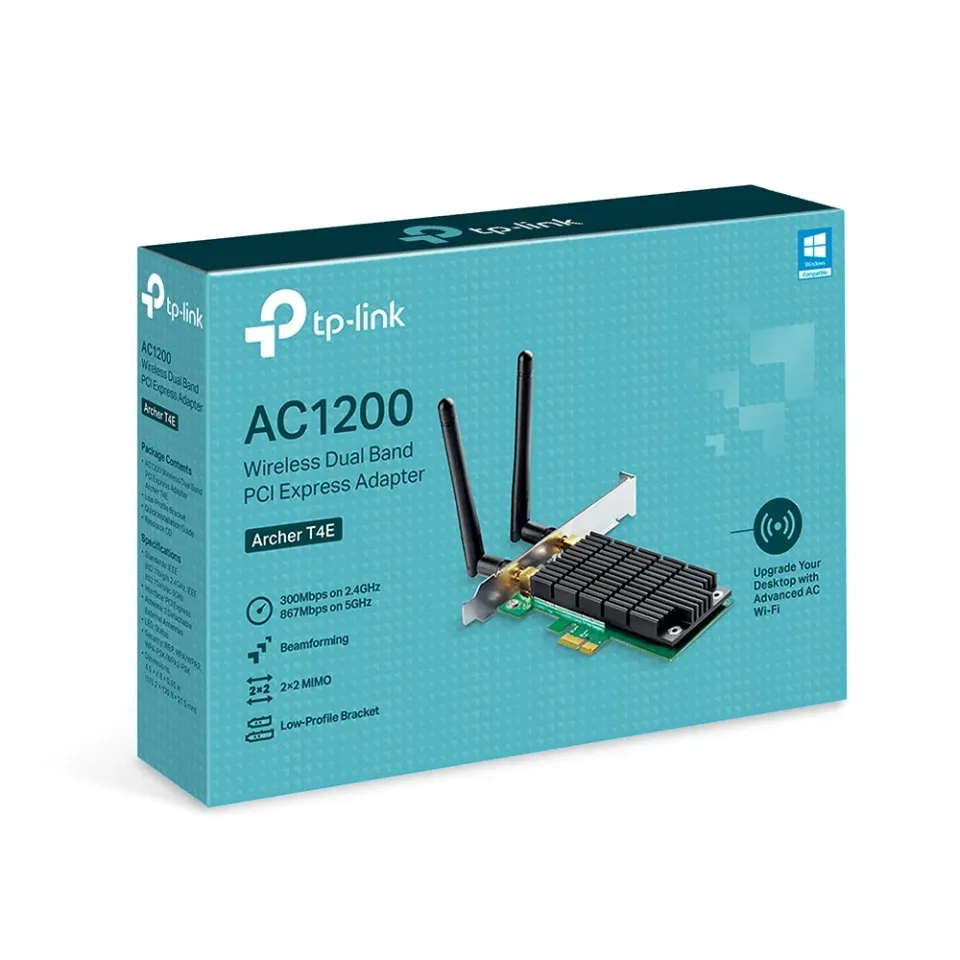 TP-LINK Archer T4E Bezdrátový dvoupásmový PCI Expres adaptér AC1200