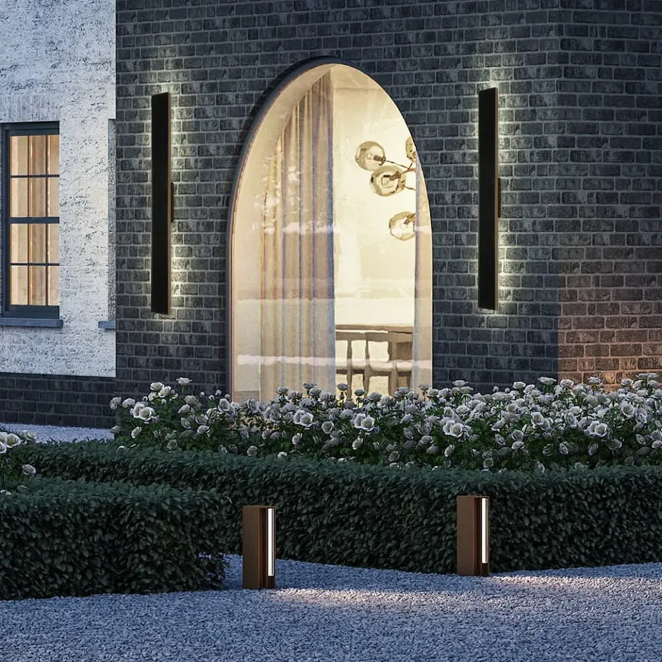 IMMAX SUN LUXURY venkovní solární LED osvětlení nástěnné 100cm, IP44
