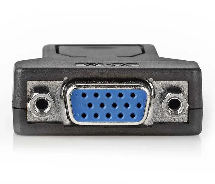 NEDIS adaptér DisplayPort/ zástrčka DisplayPort - zásuvka VGA/ černý/ blistr