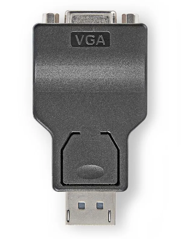 NEDIS adaptér DisplayPort/ zástrčka DisplayPort - zásuvka VGA/ černý/ blistr