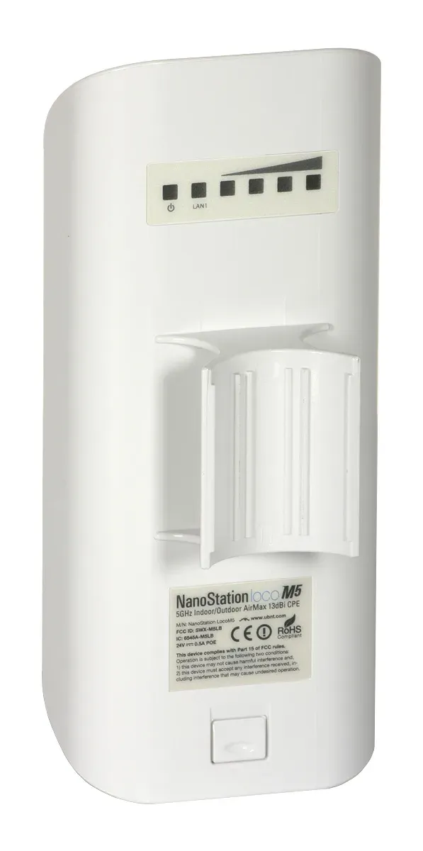 UBNT airMAX NanoStation locoM5 [5GHz, anténa 13dBi, Client/AP/Repeater, 802.11a/n, MIMO]