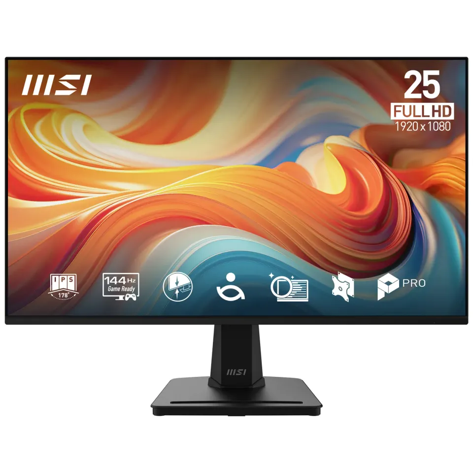 MSI Pro/MP251 E14L/24,5"/IPS/FHD/144Hz/1ms/Černá/3R