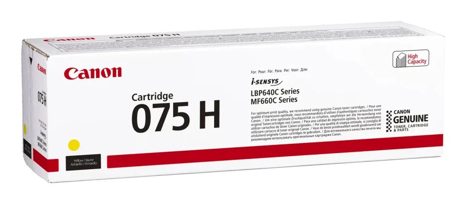 Canon Cartridge 075 H/Yellow/2500str.