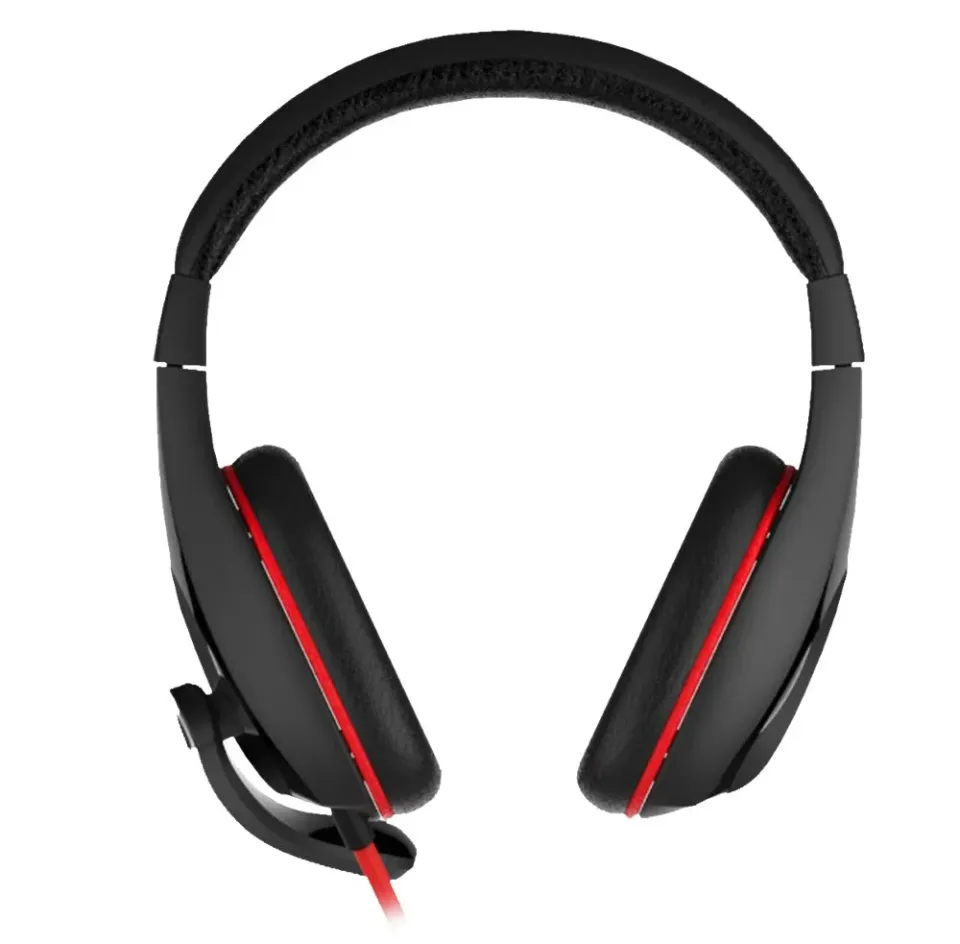 GENIUS sluchátka s mikrofonem HS-G560 GX Gaming, black-red, 3,5"jack
