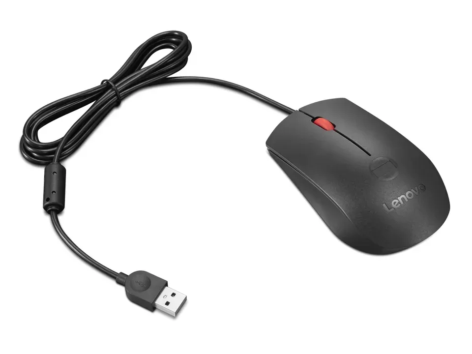 LENOVO myš drátová Fingerprint Biometric USB Mouse Gen 3