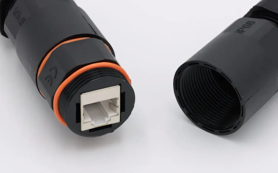 XtendLan spojka, RJ45-CAT5e/6/6A, STP, voděodolná, instalace kabeláže bez narážení kabelů