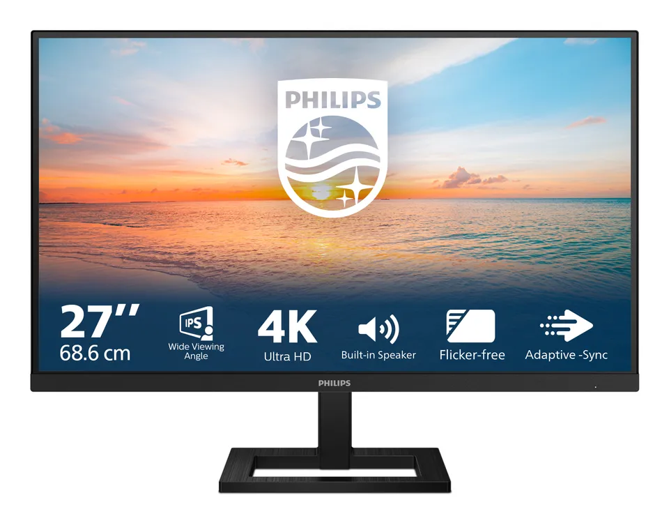 Philips LCD 27E1N1800AE 27" IPS 4K/3840x2160@60Hz/4ms/350cd/2xHDMI/DP/Repro/HAS/
