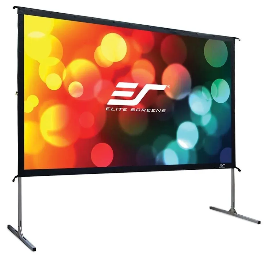 ELITE SCREENS plátno mobilní outdoor stativ 100" (254cm)/ 16:9/ 124,5×221,5cm/ hliníkový/ přední a zadní projekce