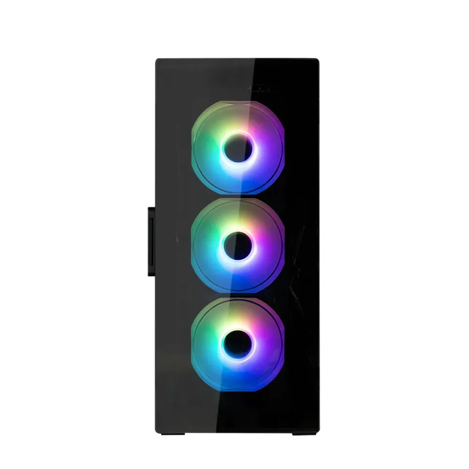 Zalman skříň I3 Neo / middle tower / ATX / 4x120 ARGB fan / 2xUSB 3.0 / 1xUSB 2.0 / skl. přední panel i bočnice / černá