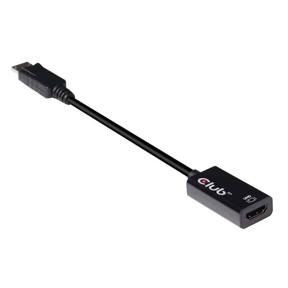 Club3D Adaptér aktivní DisplayPort 1.4 na HDMI 2.0b, HDR, 19cm