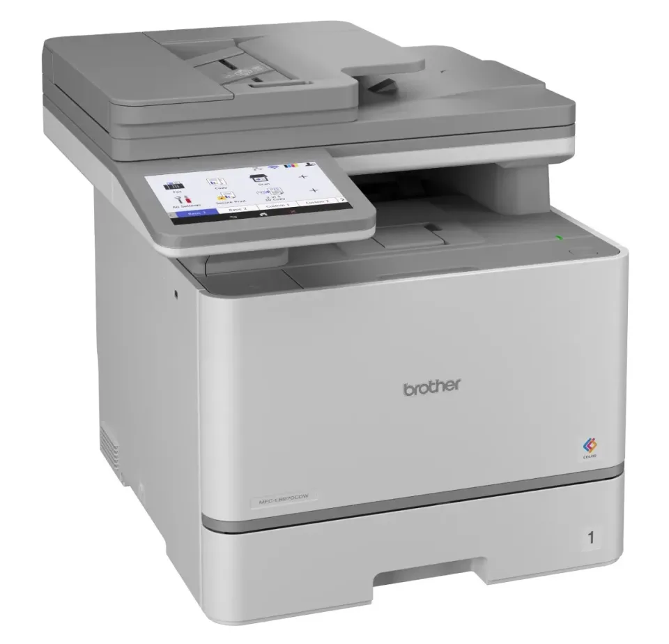 MFC-L8970CDW col.laser (31/31str.tisk.PCL6,ADF,fax, plný duplex) Ether.,Wifi,NFC