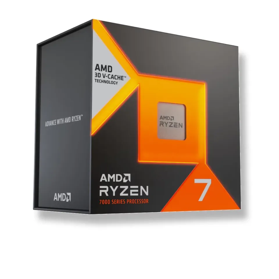 CPU AMD RYZEN 7 7700X3D, 8-core, 3.8GHz, 104MB cache, 120W, socket AM5,