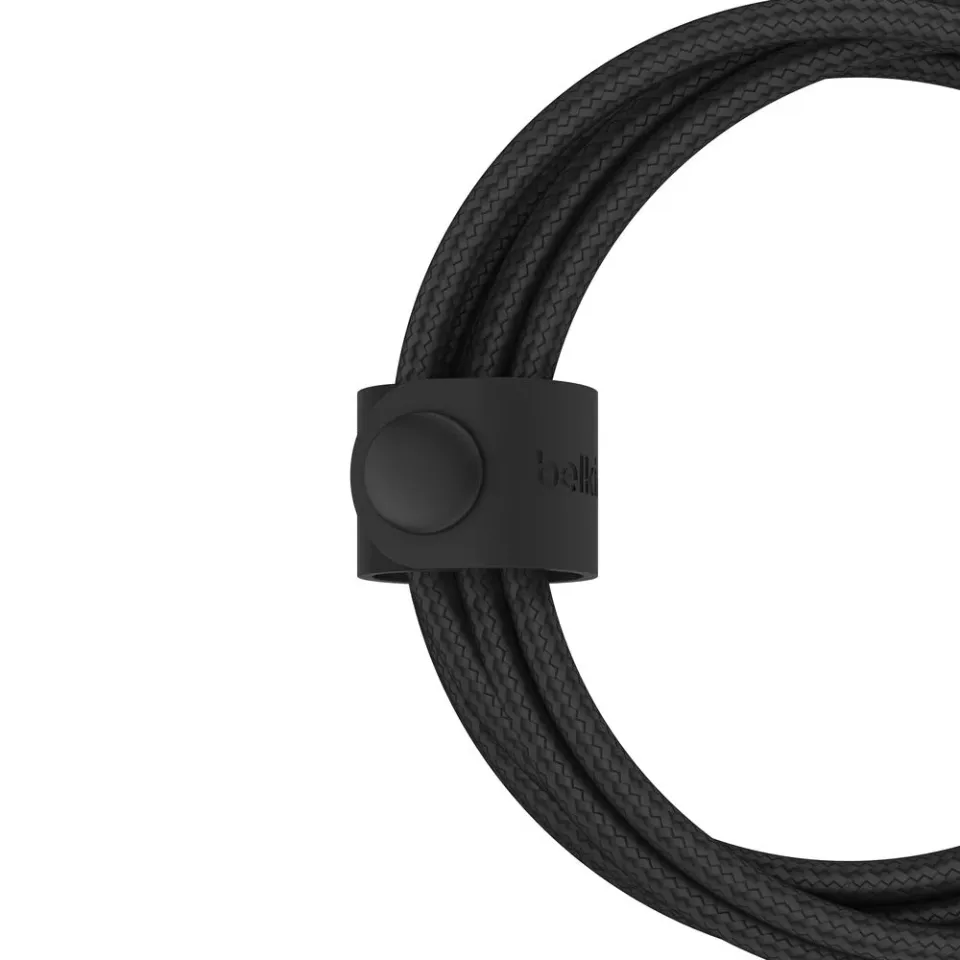 Belkin BOOST CHARGE PRO 2v1 USB-C a Lightning kabel, 1,5m, bílý - odolný