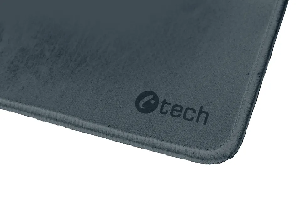 C-TECH podložka pod myš MP-01, šedá, 320x270x4mm, obšité okraje