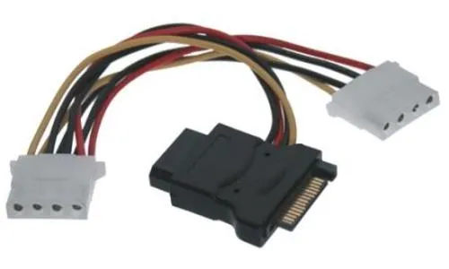 Kabel napájecí k HDD SATA na 3x 5,25"F 16cm